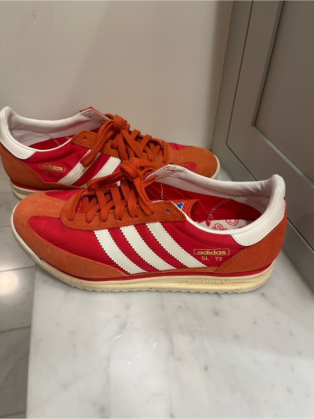 adidas SL '72 Men's Red and suede Retro Runner